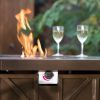AZ Patio Heaters Outdoor Fire Pit in Hammered Bronze