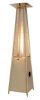 AZ Patio Heaters Glass Tube Patio Heater in Stainless Steel