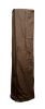 AZ Patio Heaters Square Glass Tube Patio Heater Cover in Mocha