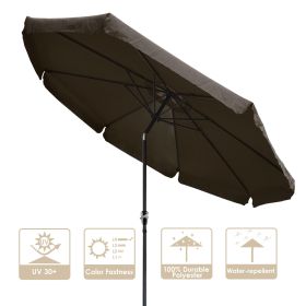 10 Ft AL Tilt Umbrella/Chocolate