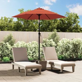 Parasol Terracotta 78.7"x88.2" Aluminum
