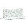 Garden Bench Cushions 2pcs Leaf Pattern 47.2"x19.7"x2.8" Fabric