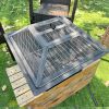 Modernisation Square BBQ Grill Outdoor Heater Garden Outdoor Fireplace Portable Fire Pit Contracted Barbecue Brazier Wood Stove