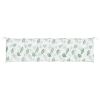 Garden Bench Cushions 2pcs Leaf Pattern 78.7"x19.7"x2.8" Fabric