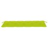 Garden Bench Cushion Bright Green 59.1"x19.7"x2.8" Fabric