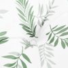 Garden Bench Cushions 2pcs Leaf Pattern 78.7"x19.7"x2.8" Fabric