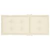 Garden Chair Cushions 2 pcs Cream 47.2"x19.7"x2.8"