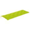 Garden Bench Cushion Bright Green 59.1"x19.7"x2.8" Fabric