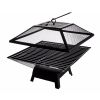 Modernisation Square BBQ Grill Outdoor Heater Garden Outdoor Fireplace Portable Fire Pit Contracted Barbecue Brazier Wood Stove